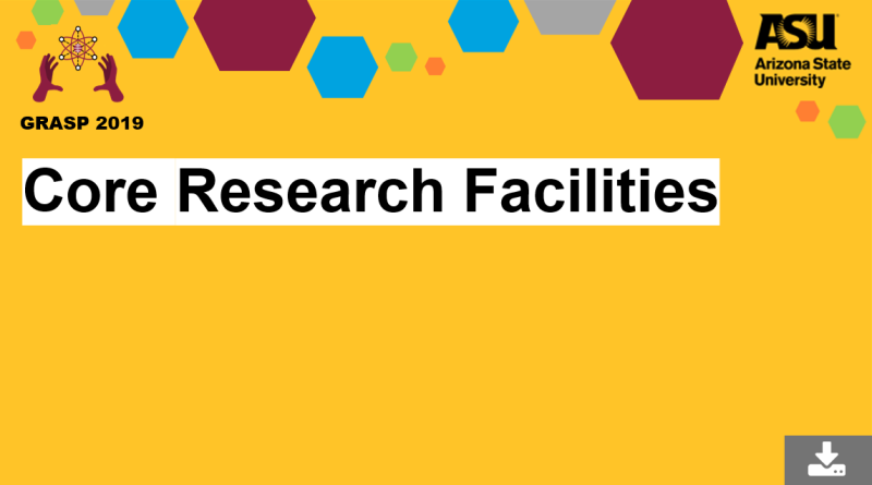 GRASP 2019 Core Research Facilities access now