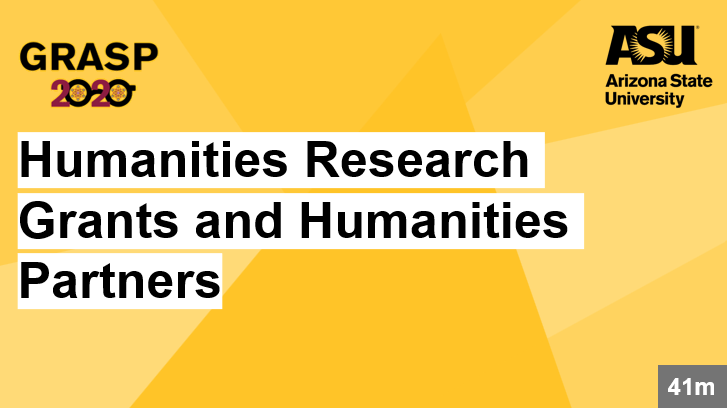 GRASP 2020 Humanities research grants and humanities partners click to access resources