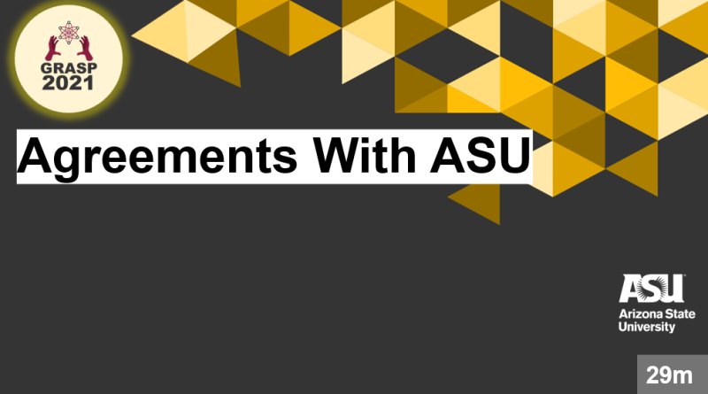 Agreements with ASU click to access resources